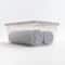 IRIS® 17qt. Clear Snap Top Storage Box with Gray Lid
